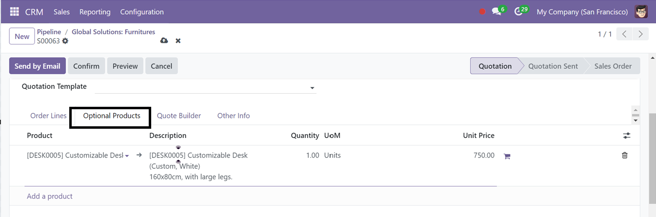Odoo 18 crm