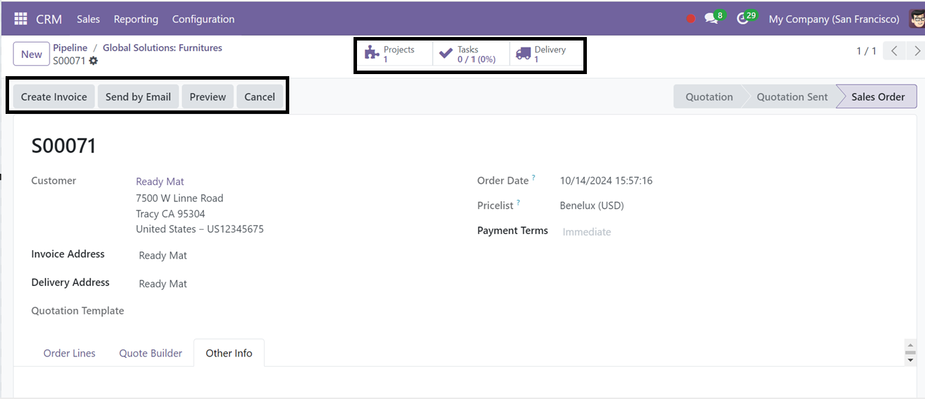 Odoo 18 crm