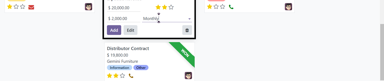 Odoo 18 crm