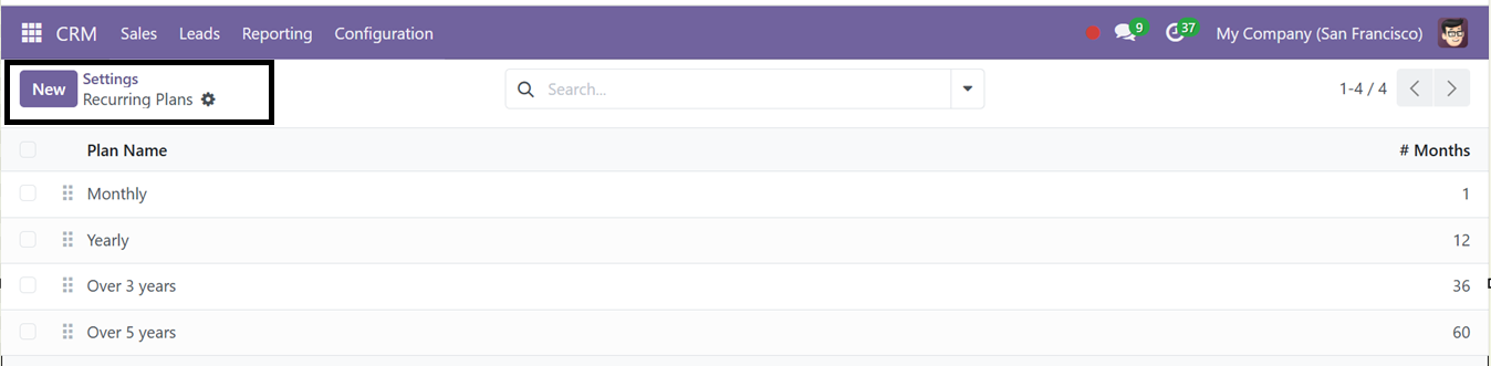 Odoo 18 crm