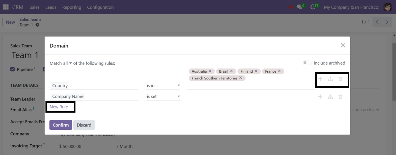 Odoo 18 crm