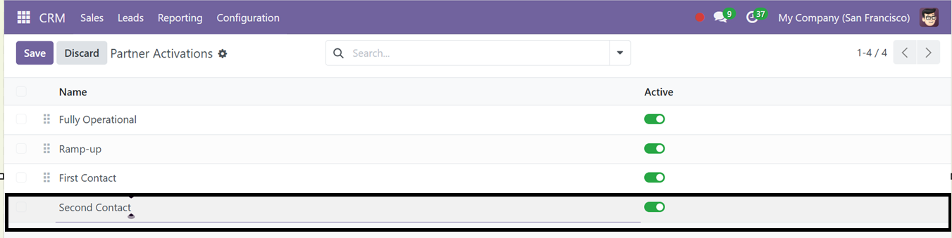 Odoo 18 crm