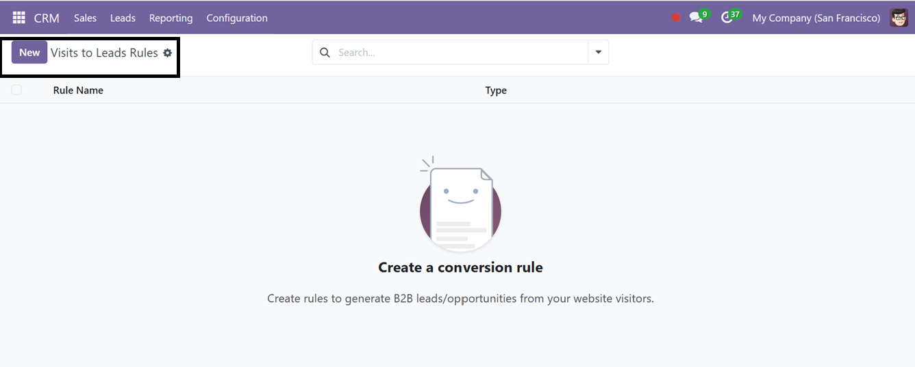 Odoo 18 crm