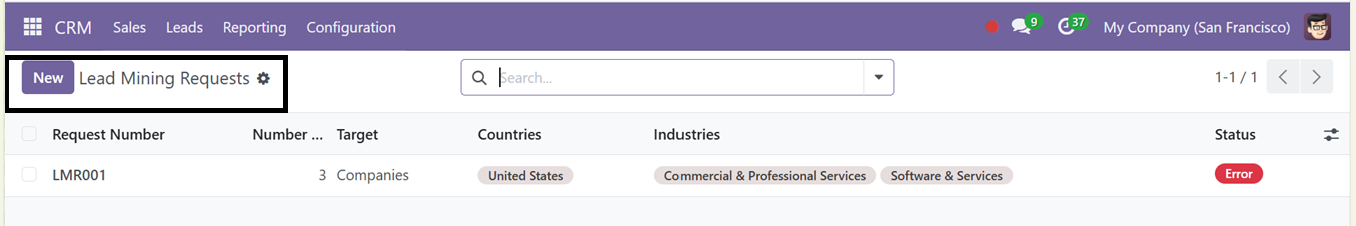 Odoo 18 crm