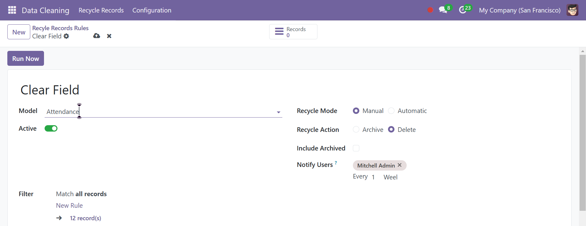 Odoo 18 Project