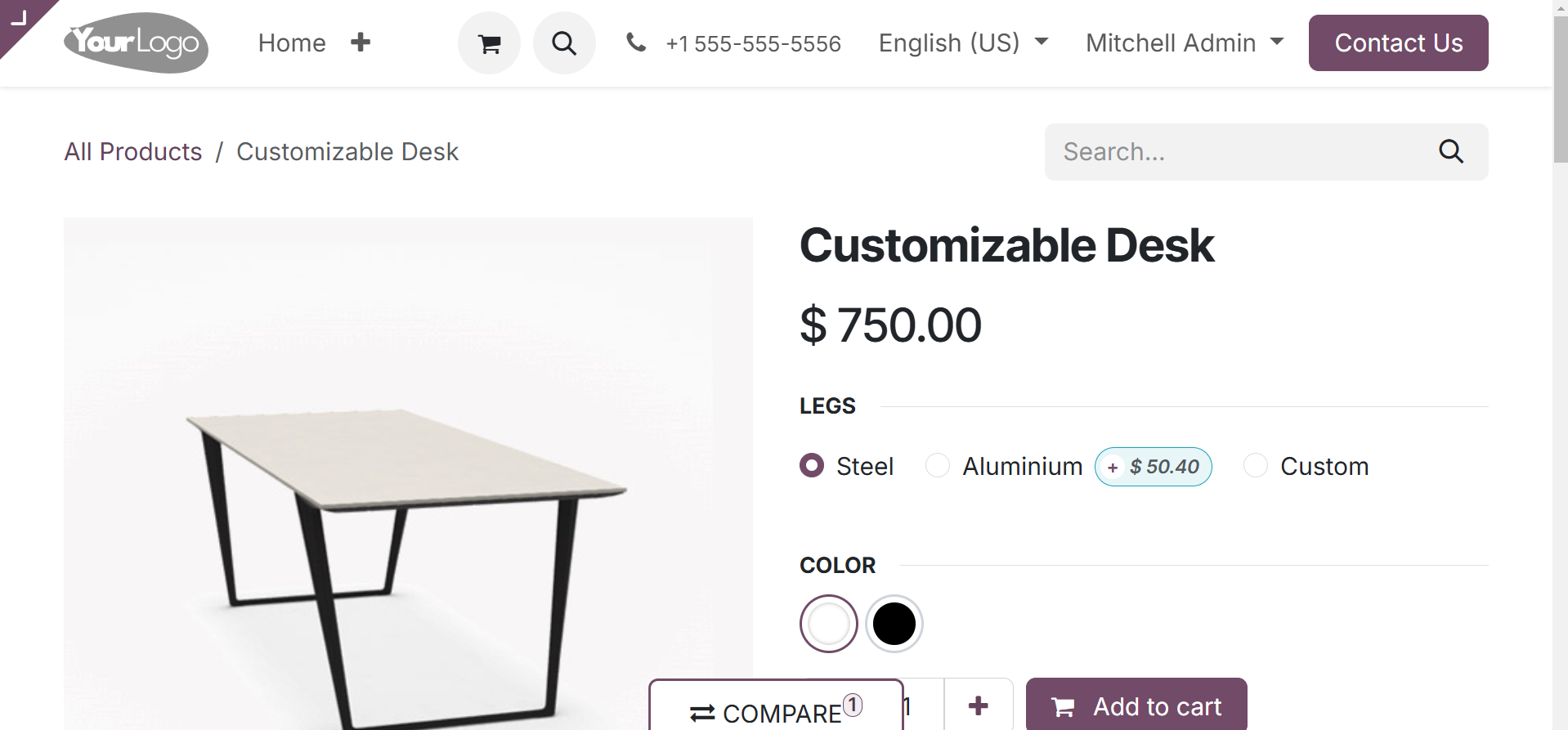Odoo 18 E-COMMERCE