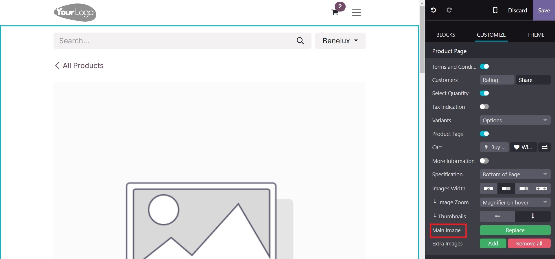 Odoo 18 E-COMMERCE