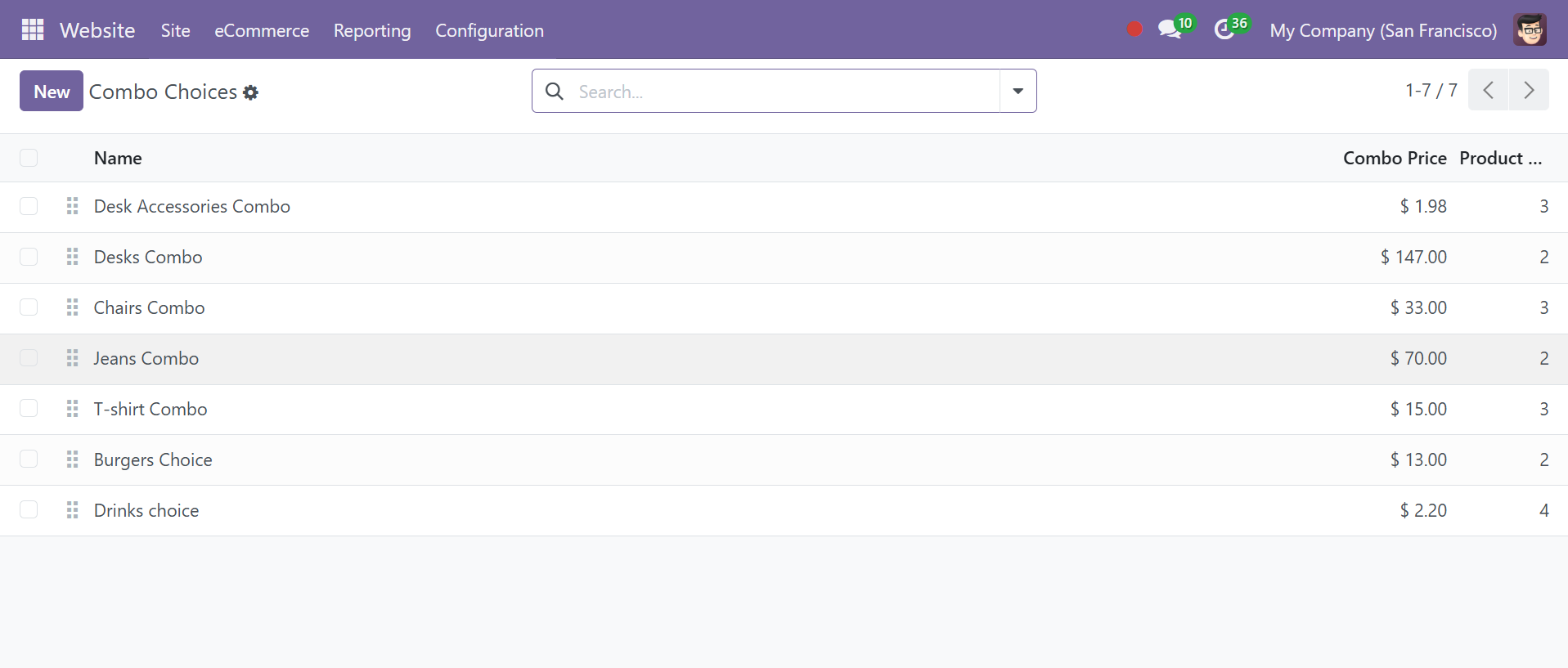 Odoo 18 E-COMMERCE