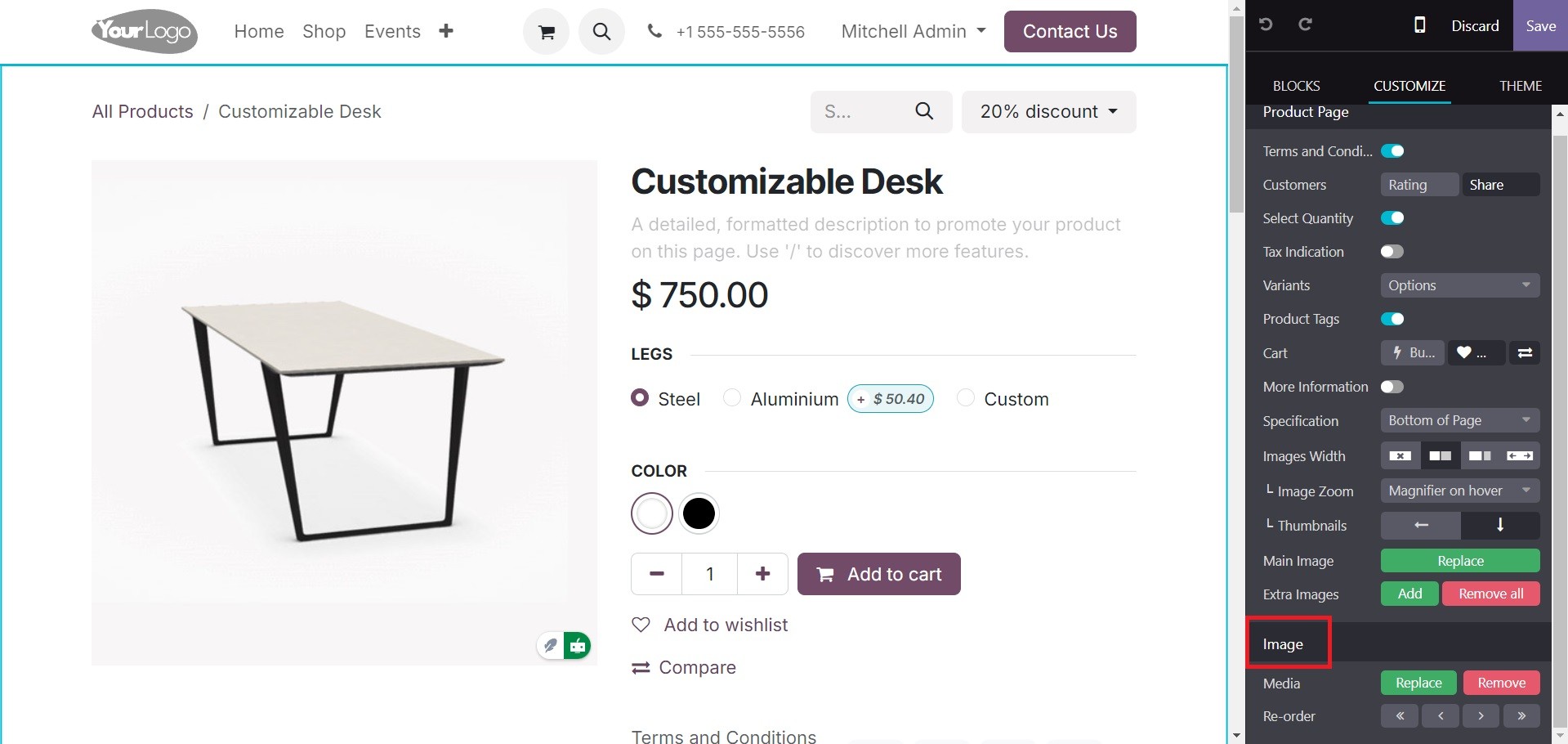 Odoo 18 E-COMMERCE