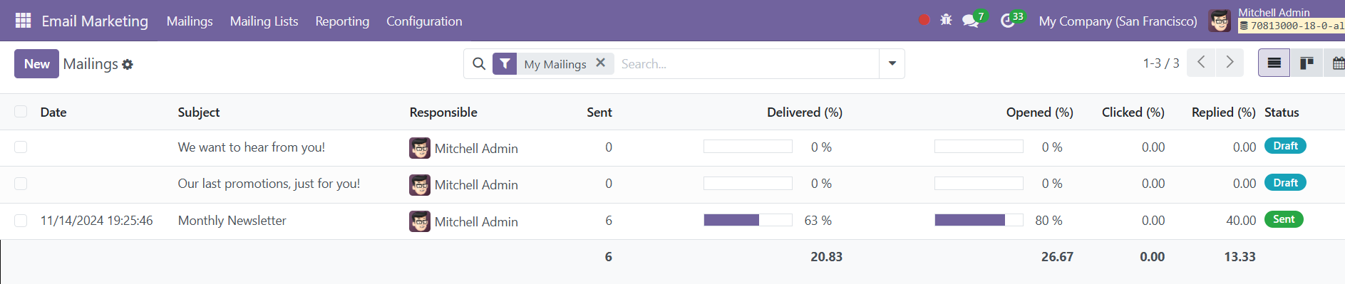 Odoo 18 Project