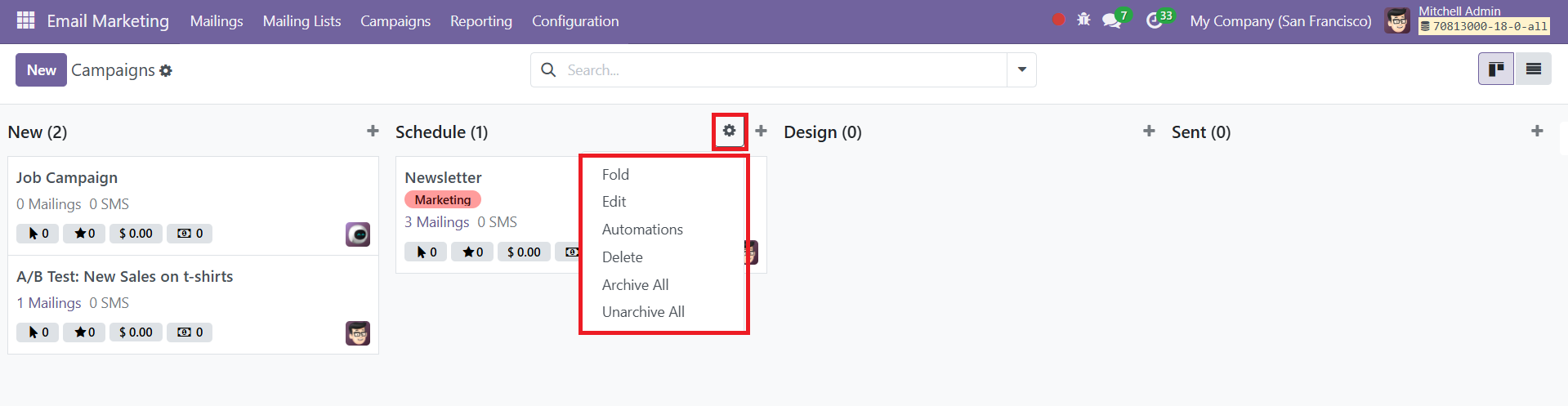 Odoo 18 Project