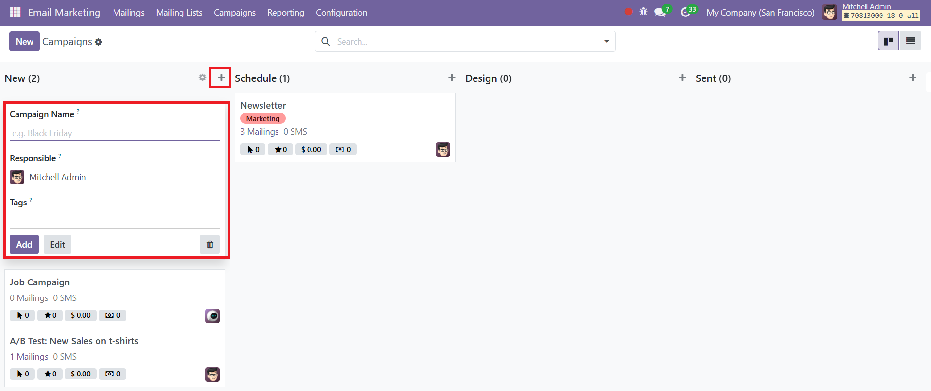 Odoo 18 Project
