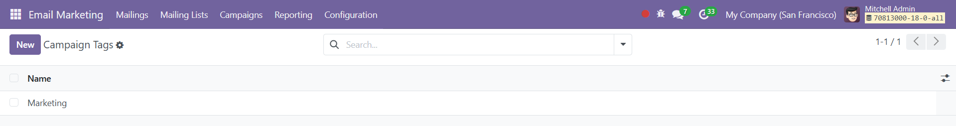 Odoo 18 Project
