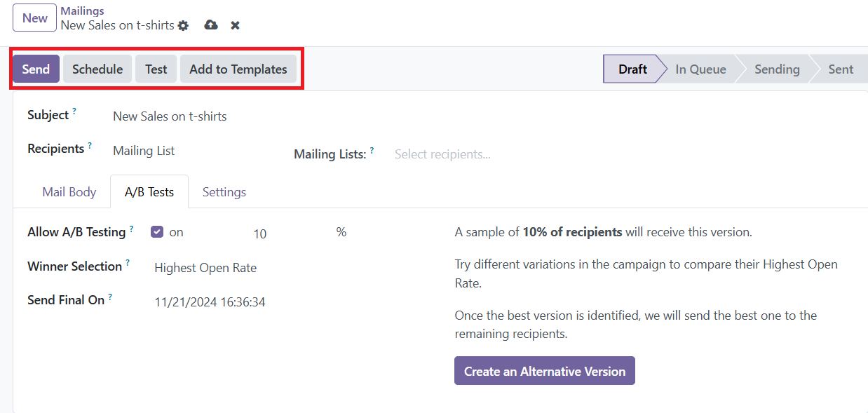 Odoo 18 Project