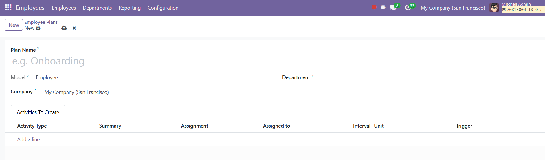 Odoo 18 Project