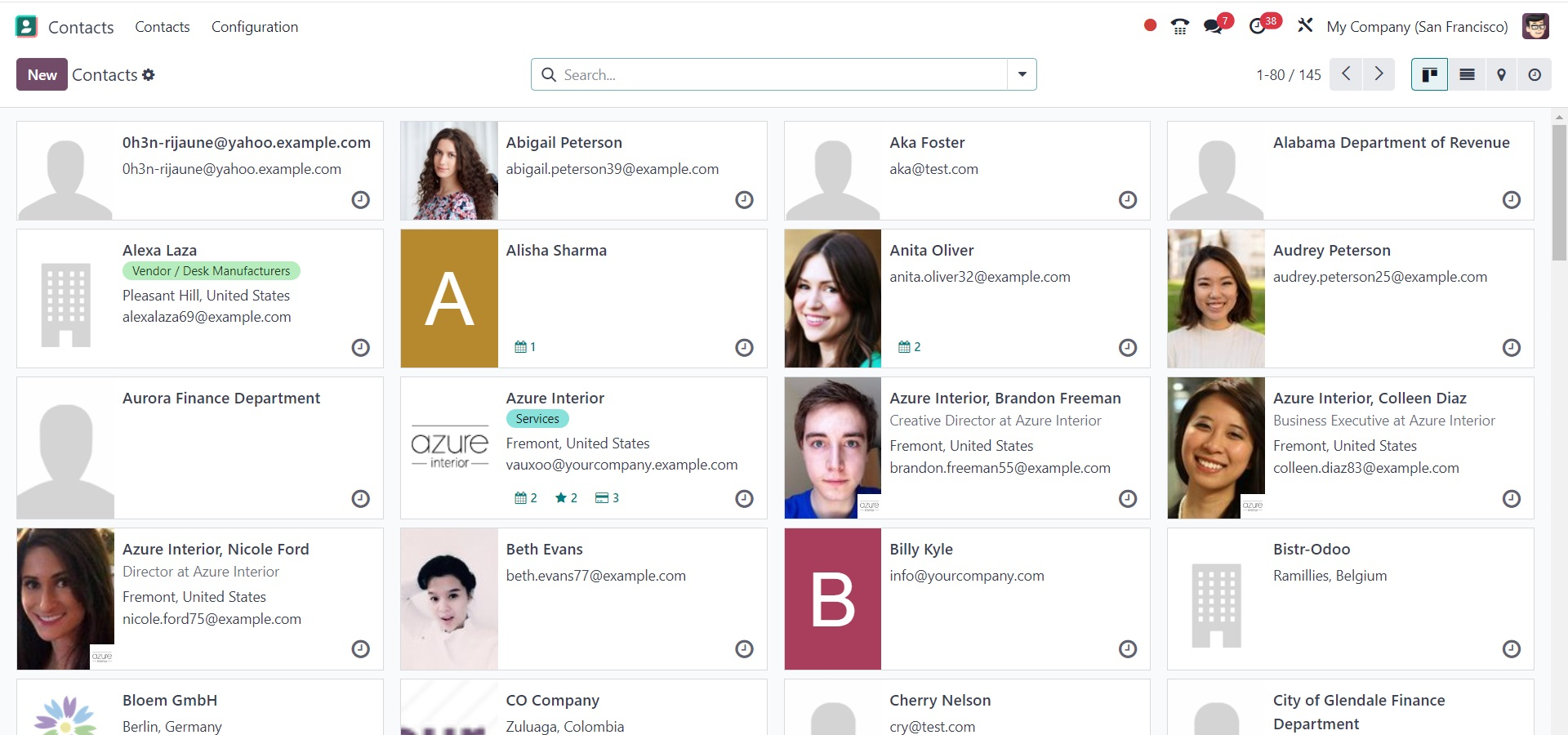 Odoo 18 Contact