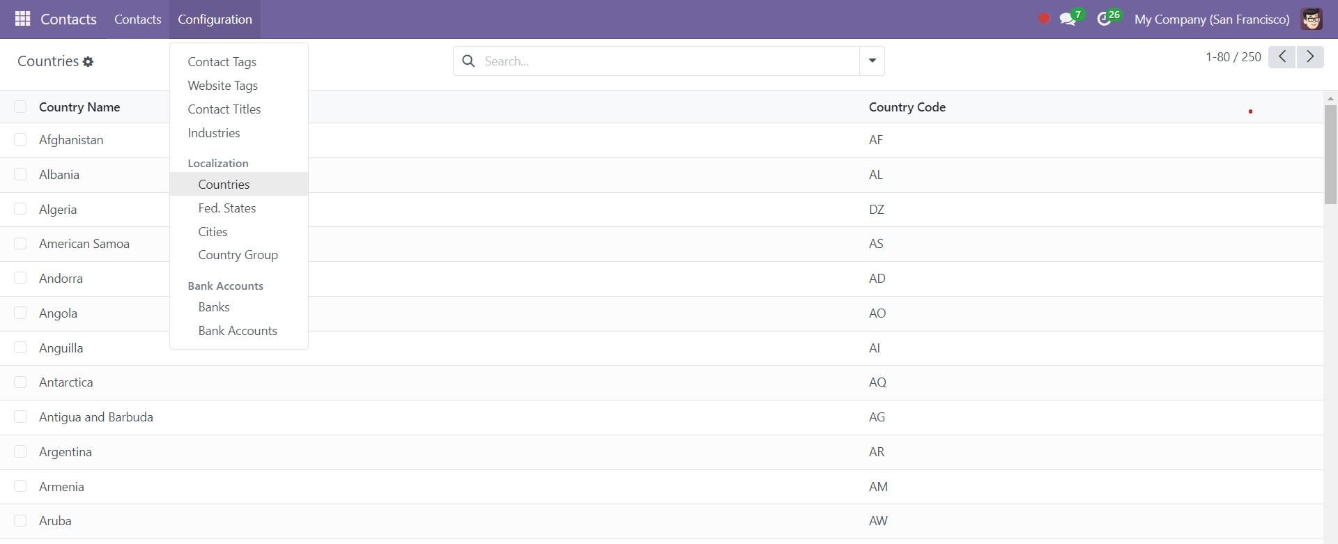 Odoo 18 Contact