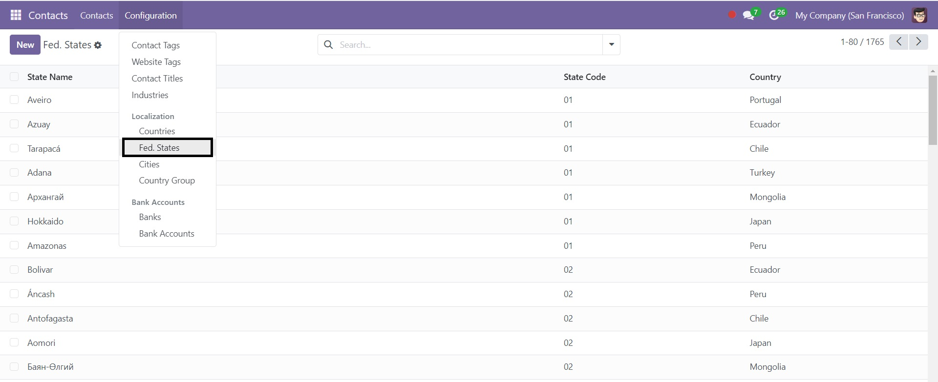 Odoo 18 Contact
