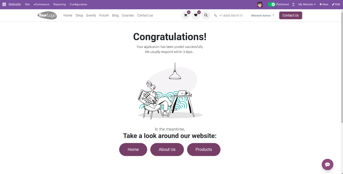 Odoo 18 onlinejob
