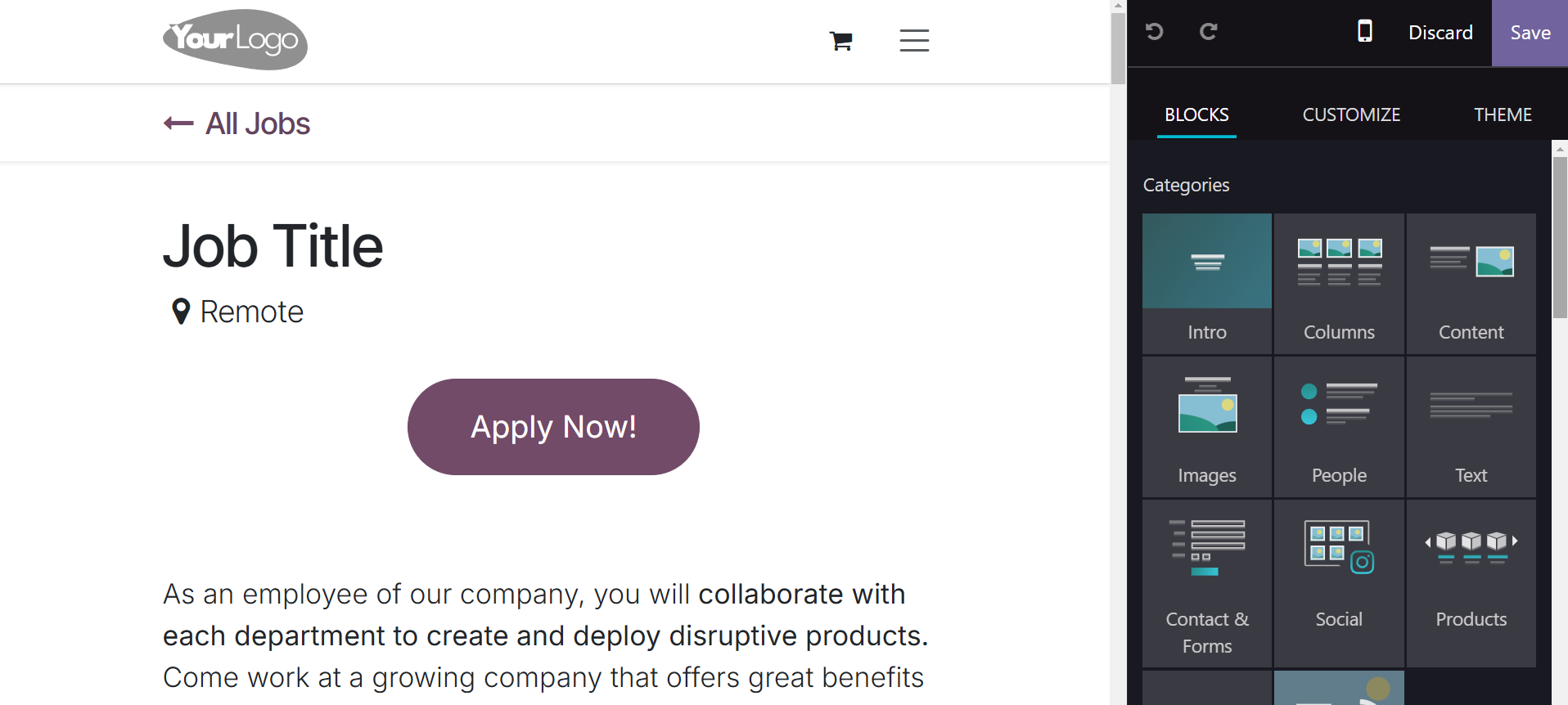 Odoo 18 onlinejob