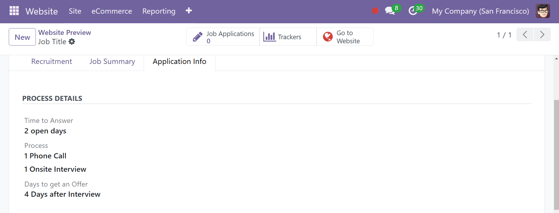 Odoo 18 onlinejob
