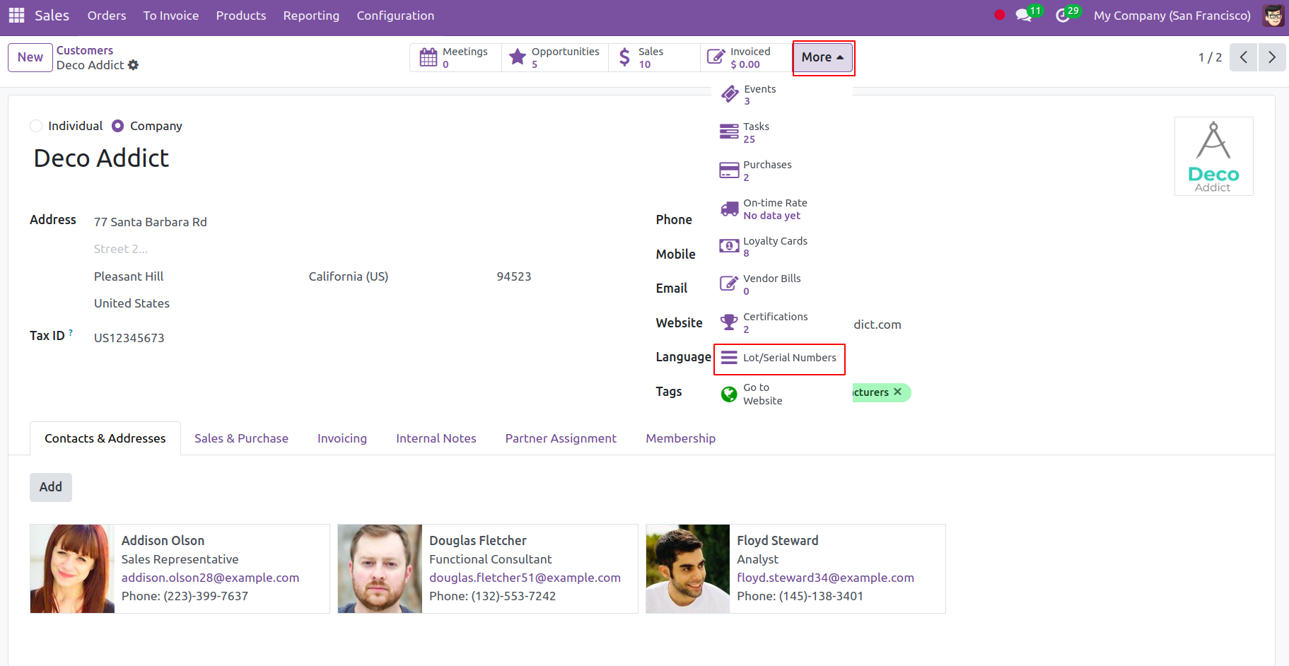 Odoo 18 Project