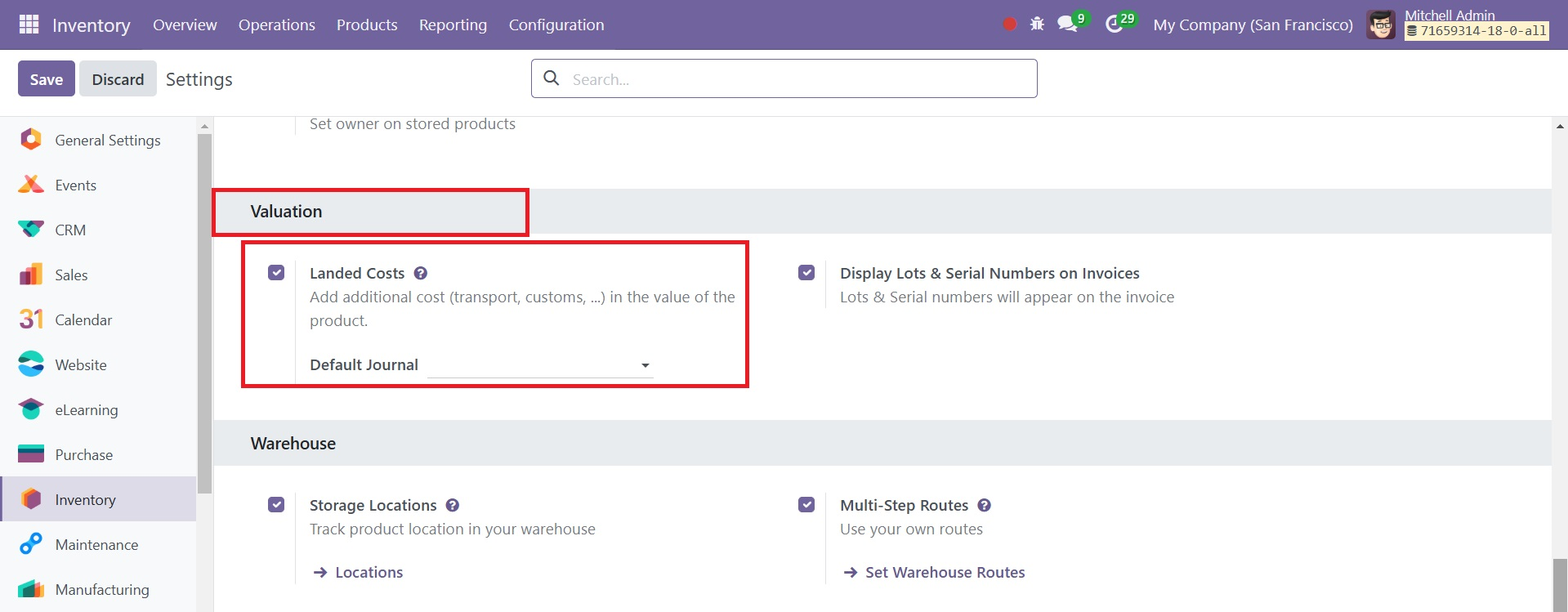Odoo 18 Project