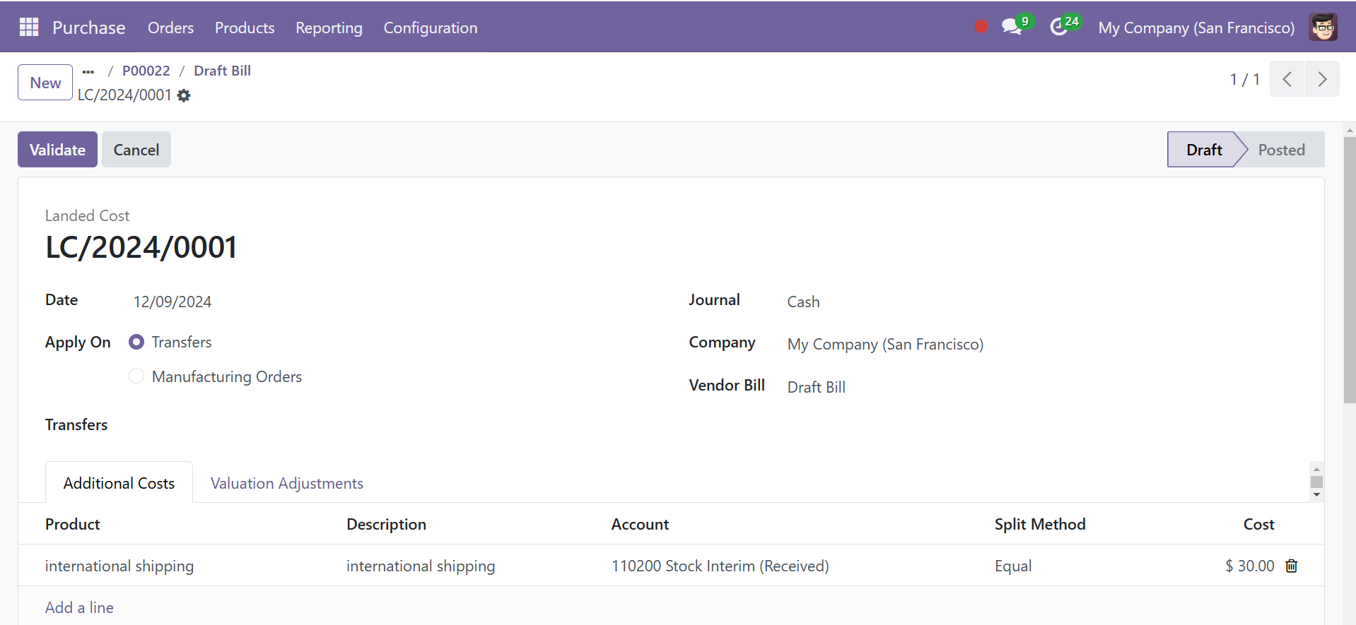 Odoo 18 Project