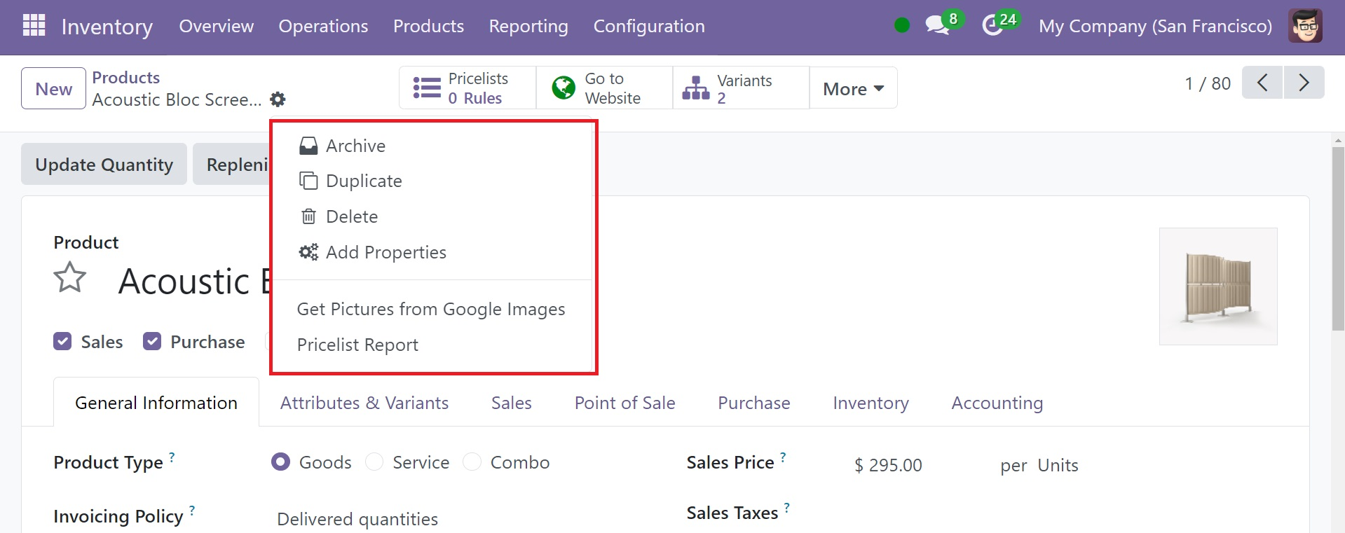 Odoo 18 Project