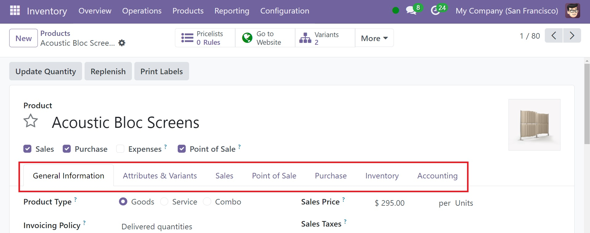 Odoo 18 Project