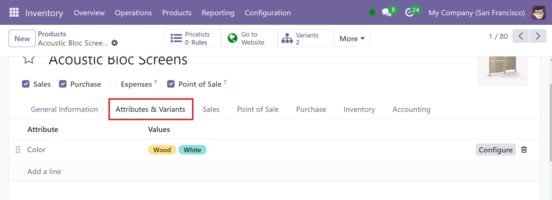 Odoo 18 Project
