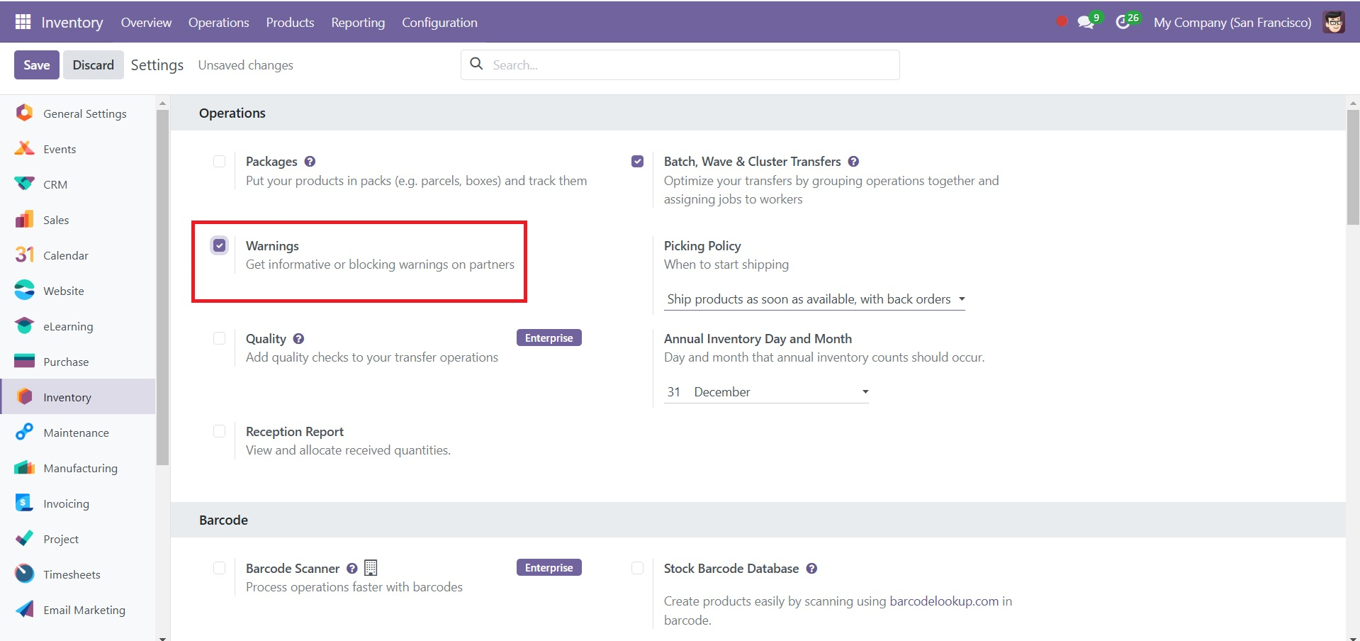 Odoo 18 Project