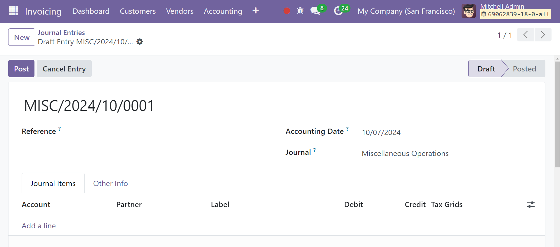 Odoo 18 Project