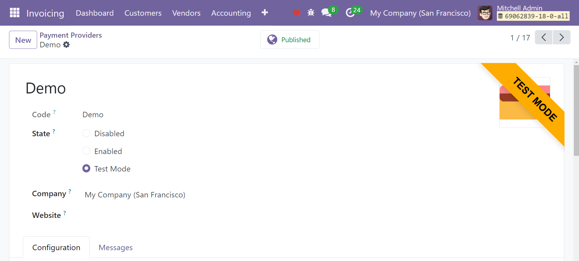 Odoo 18 Project