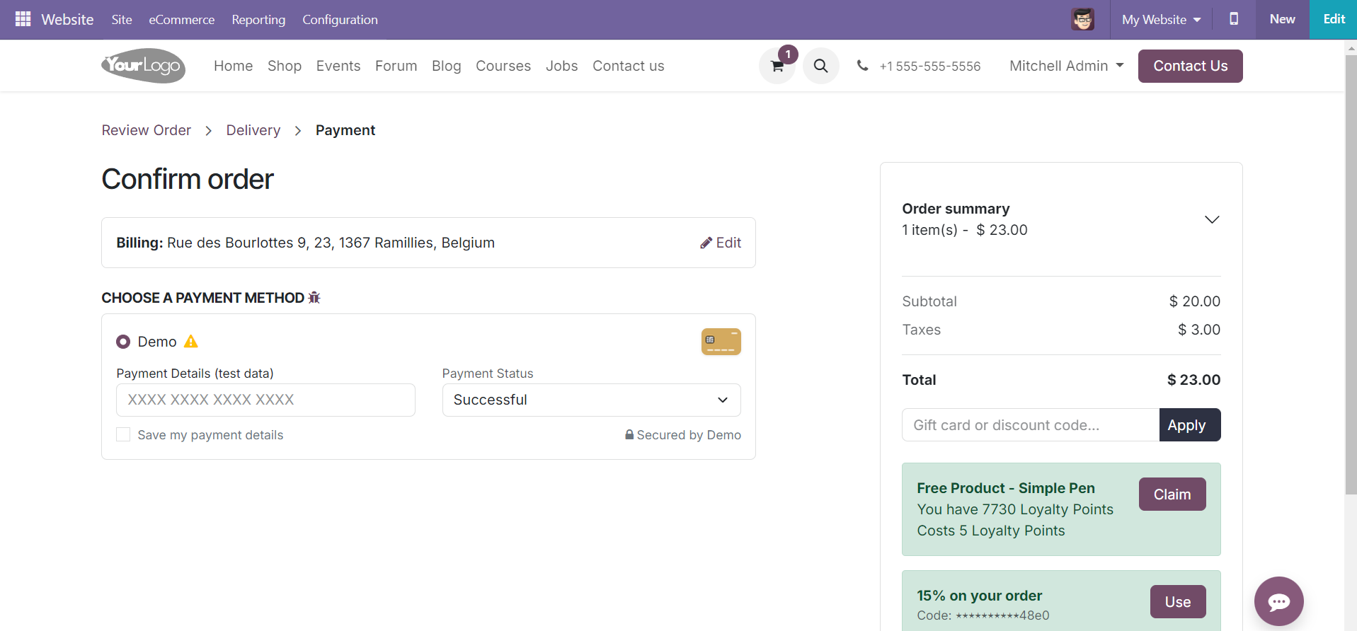 Odoo 18 Project