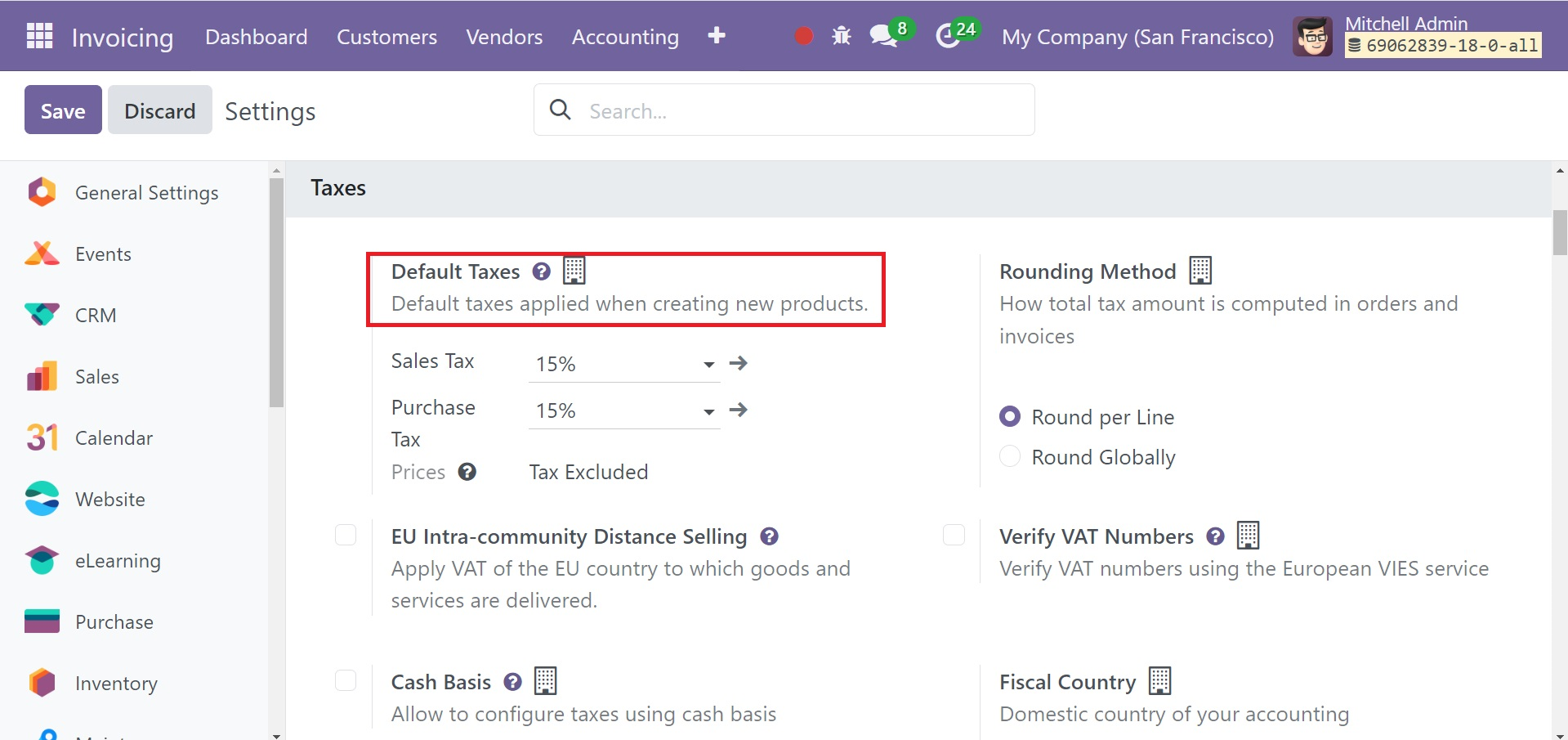 Odoo 18 Project