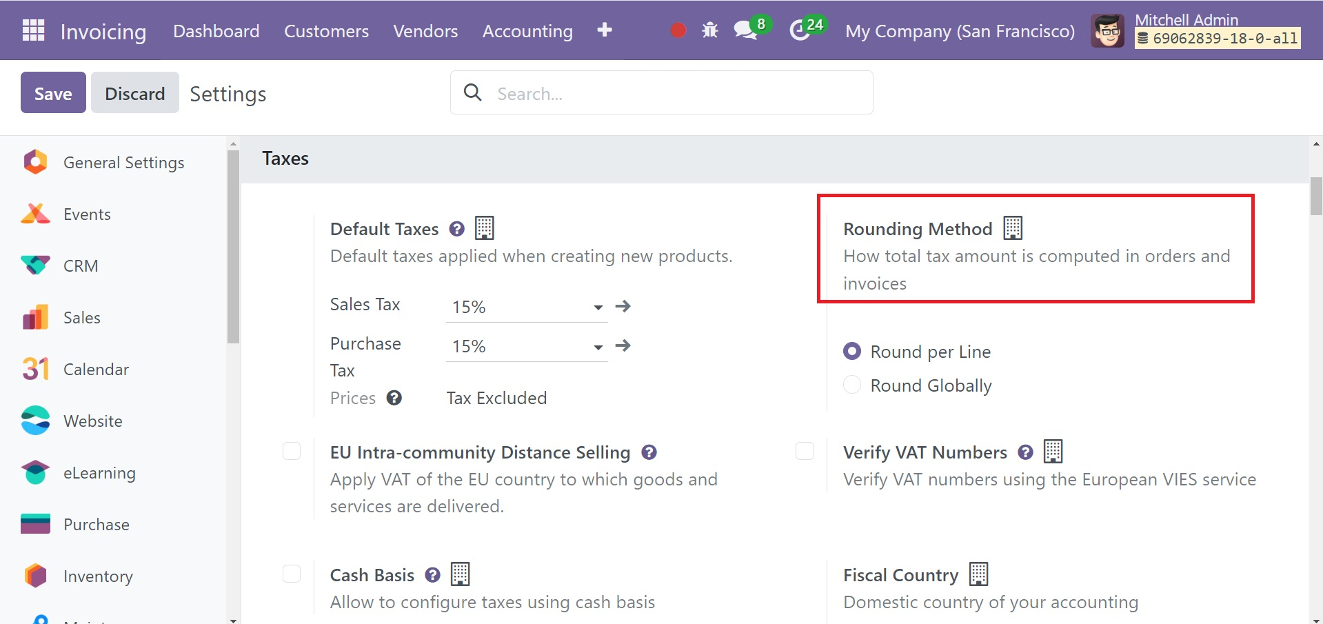 Odoo 18 Project