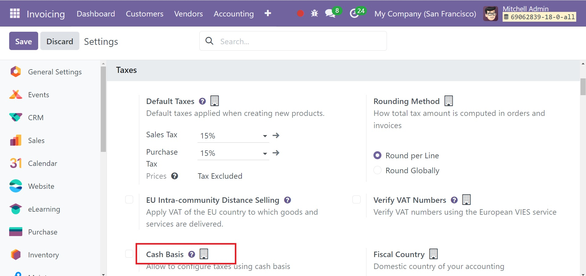 Odoo 18 Project