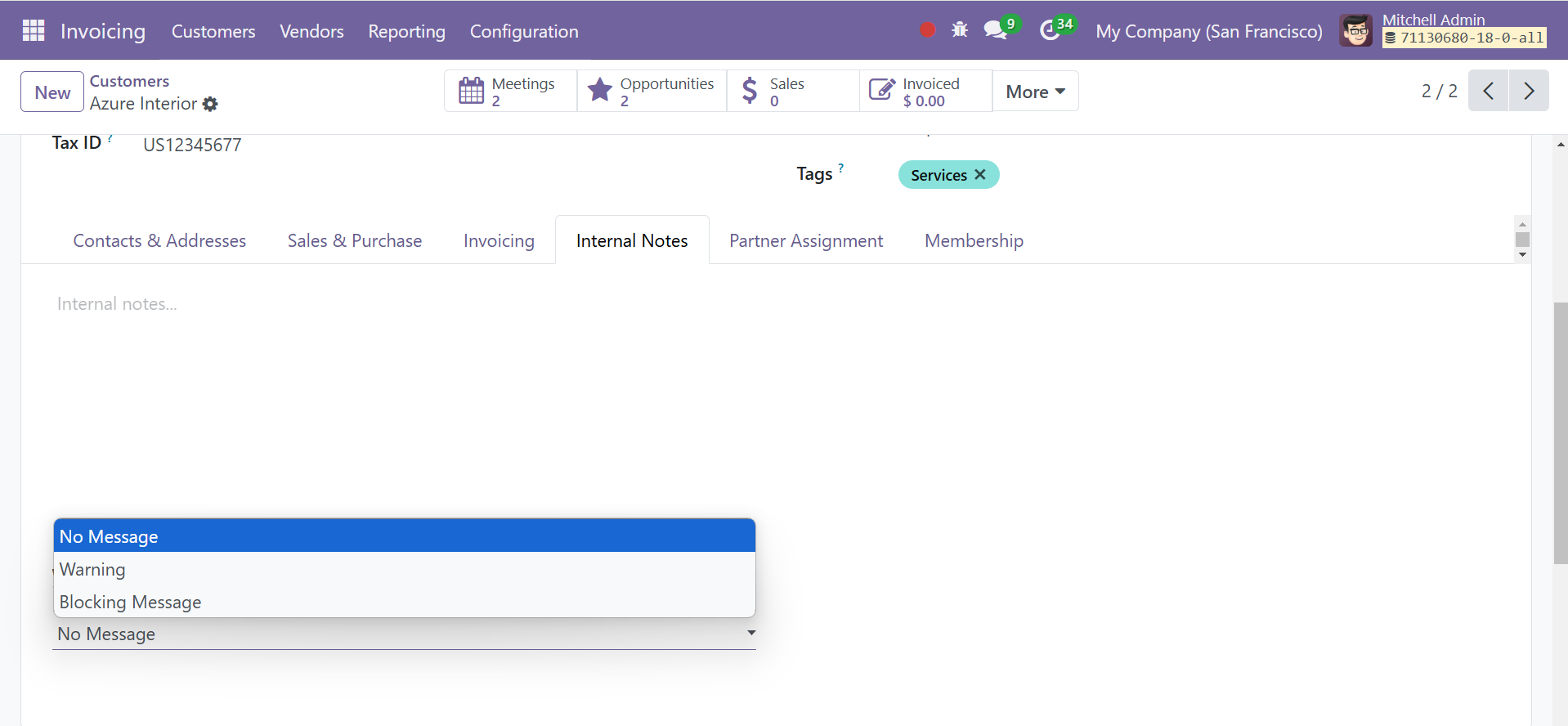 Odoo 18 Project