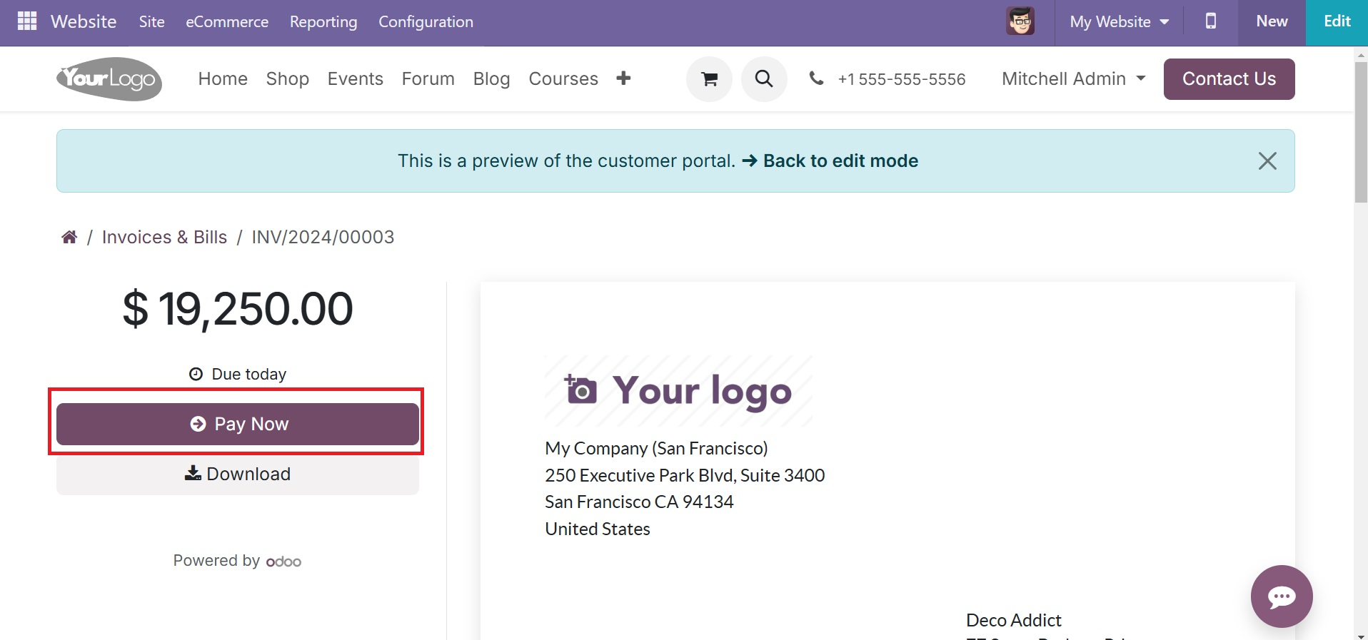 Odoo 18 Project