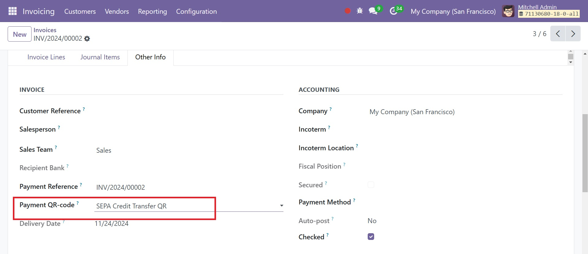 Odoo 18 Project