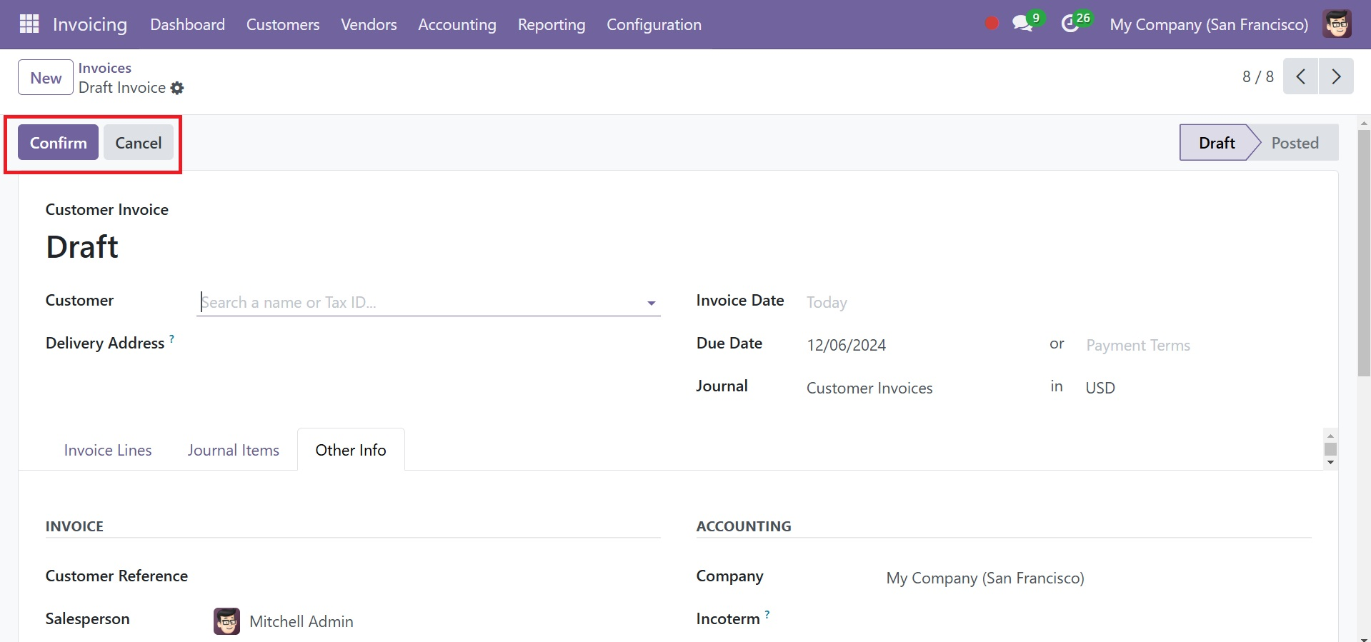 Odoo 18 Project