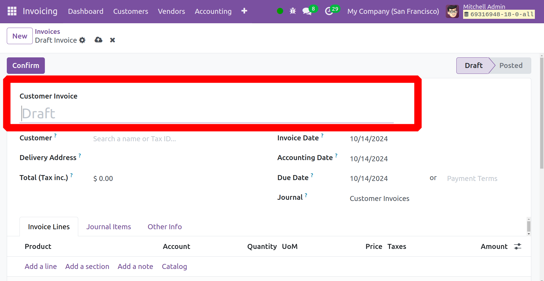 Odoo 18 Project