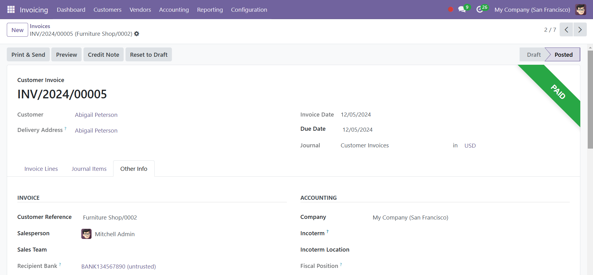 Odoo 18 Project
