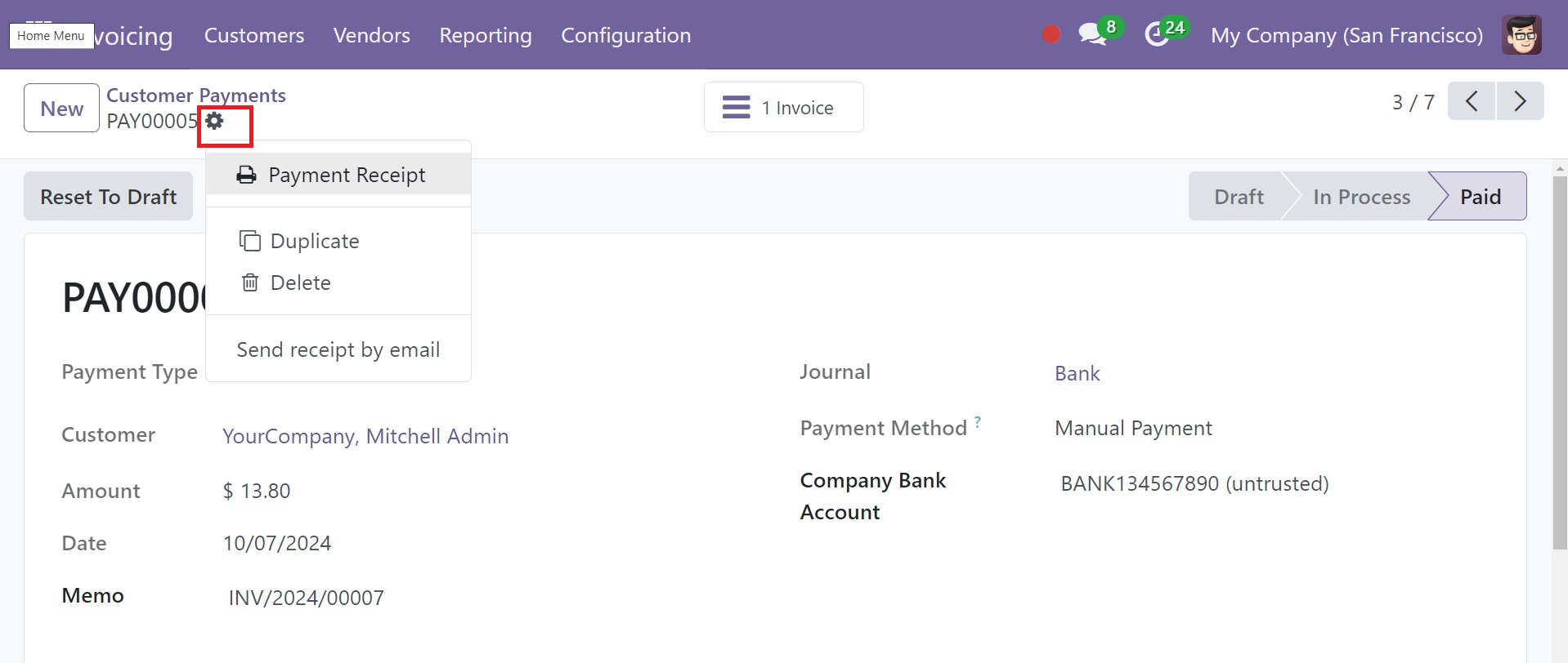 Odoo 18 Project