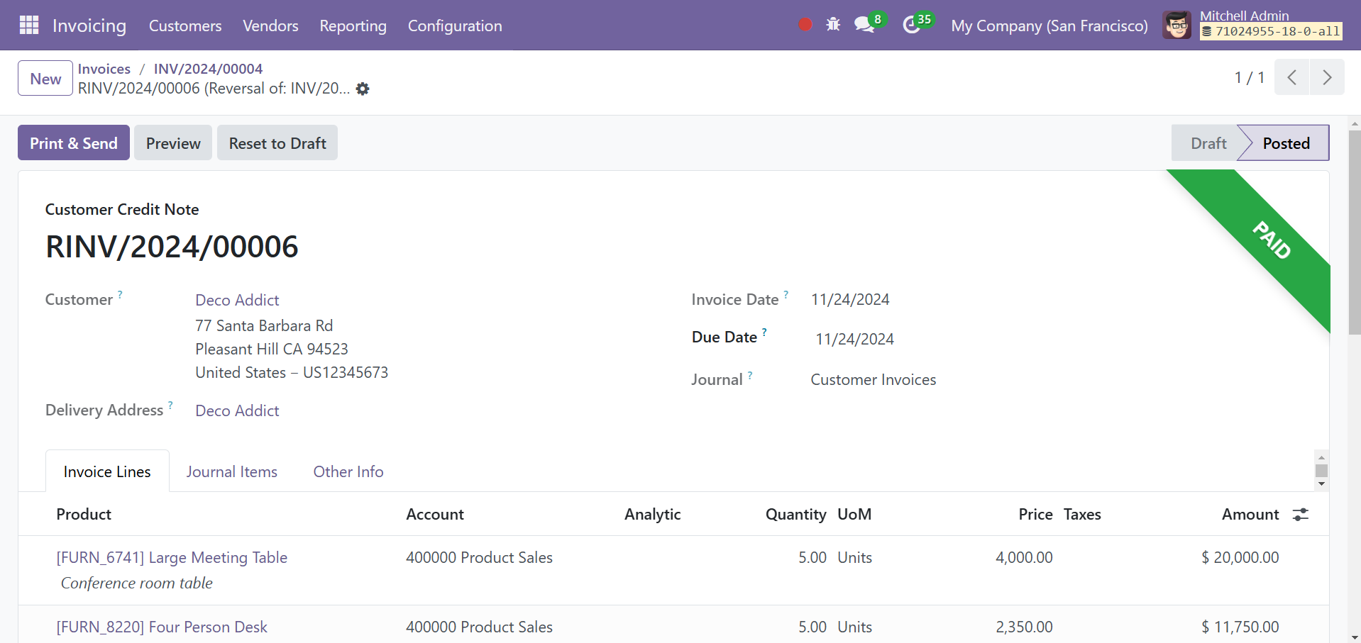 Odoo 18 Project