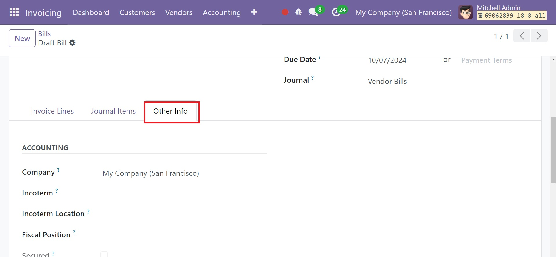 Odoo 18 Project