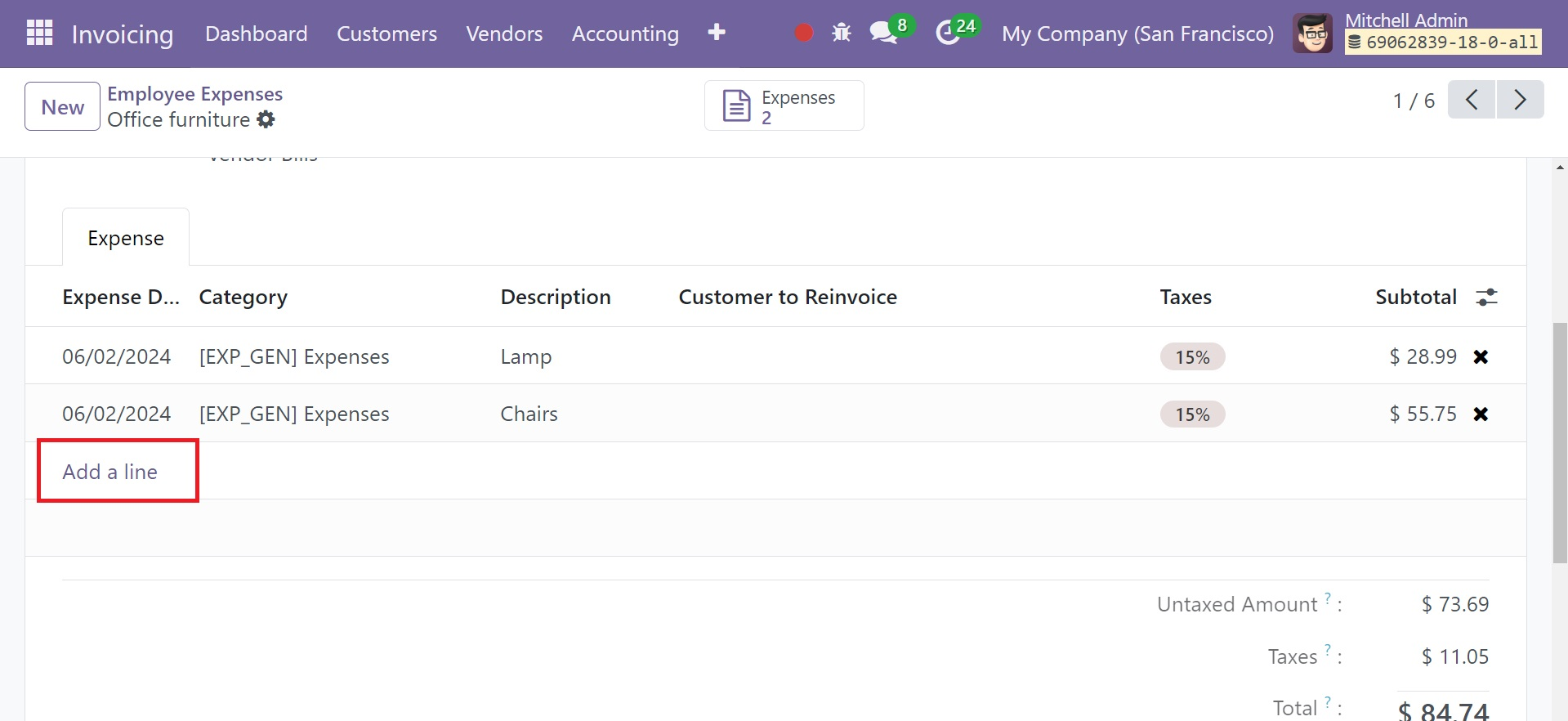 Odoo 18 Project