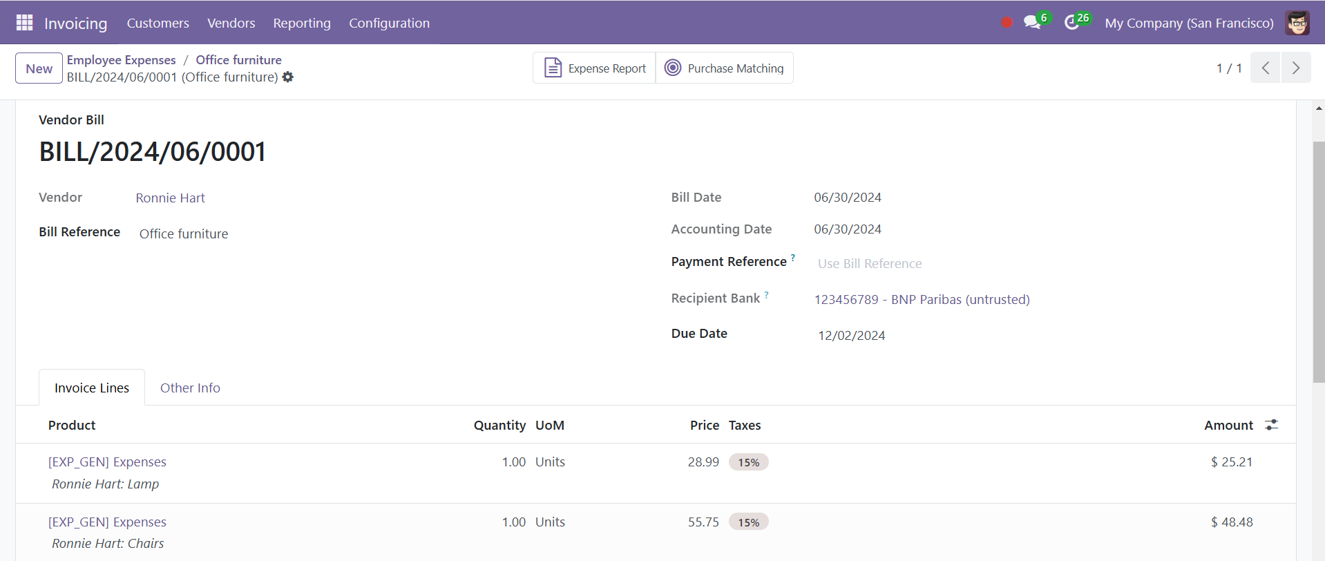 Odoo 18 Project