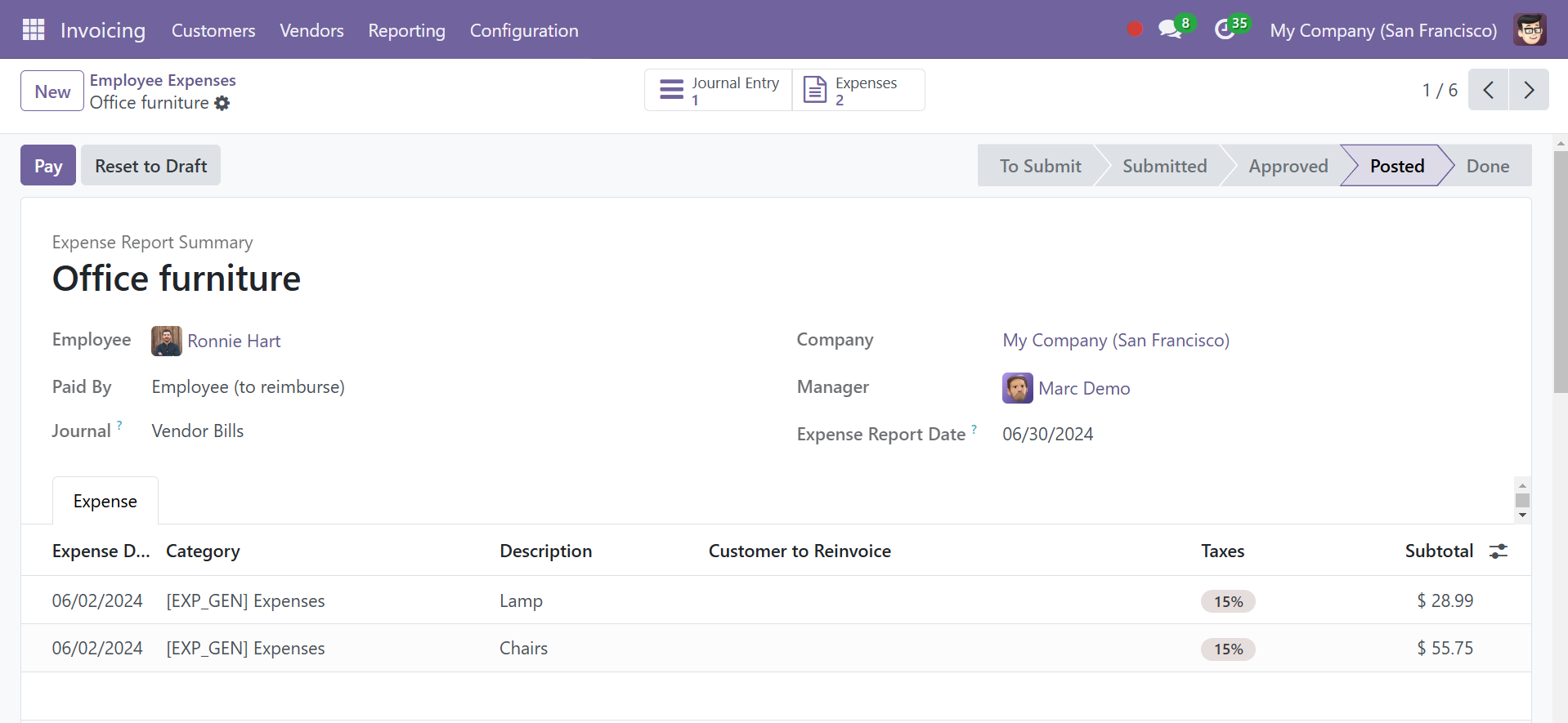 Odoo 18 Project